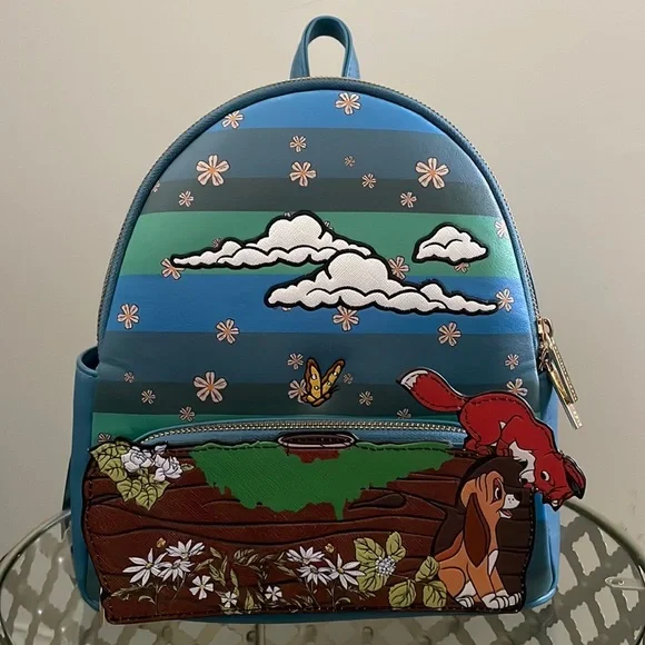Danielle Nicole Disney Fox and Hound Mini Backpack disney fox and the hound mini backpack danielle nicole | eBay main image 3